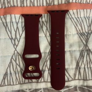 Burgundy Apple Watch Band!